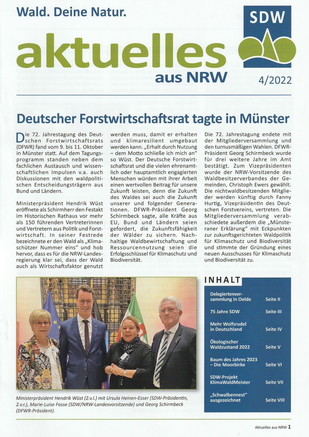 Aktuelles aus NRW Landesverband NordrheinWestfalen